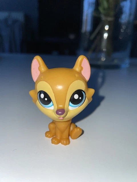 Hasbro LPS PETSHOP / Littlest Pet shop CHIEN DOG HUSKY MARRON / BLANC